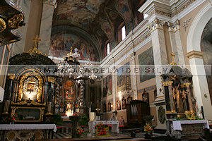 Ljubljana - interior da Igreja da Anunciação - Church of Annunciation's interior