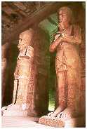 Ramses temple - statues