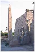 Luxor temple - pylon and obelisk